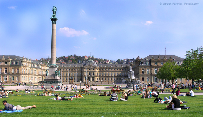 Photo of the New Palace Stuttgart